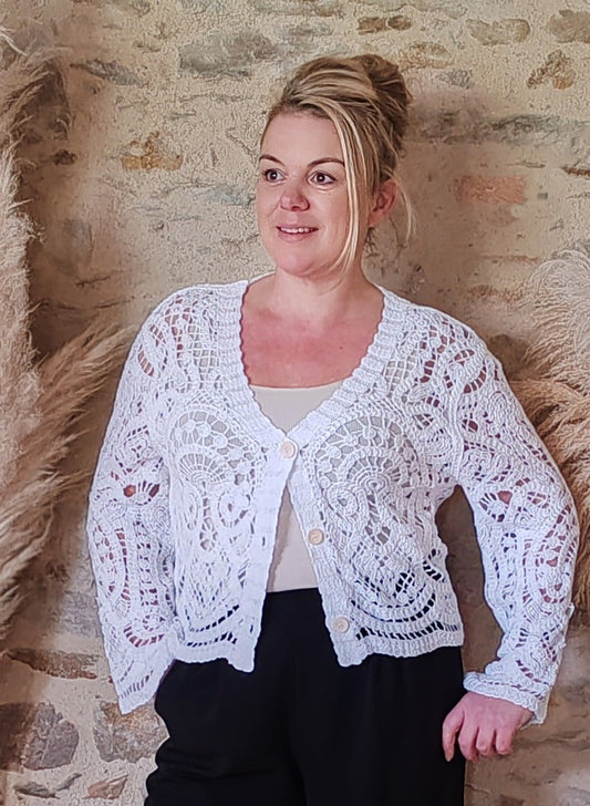 Gilet en crochet Dorian