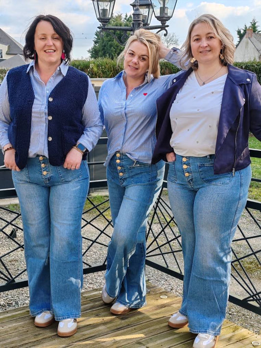 Jean large wide leg Clara