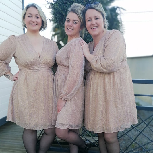 Robe courte pailletée Katell