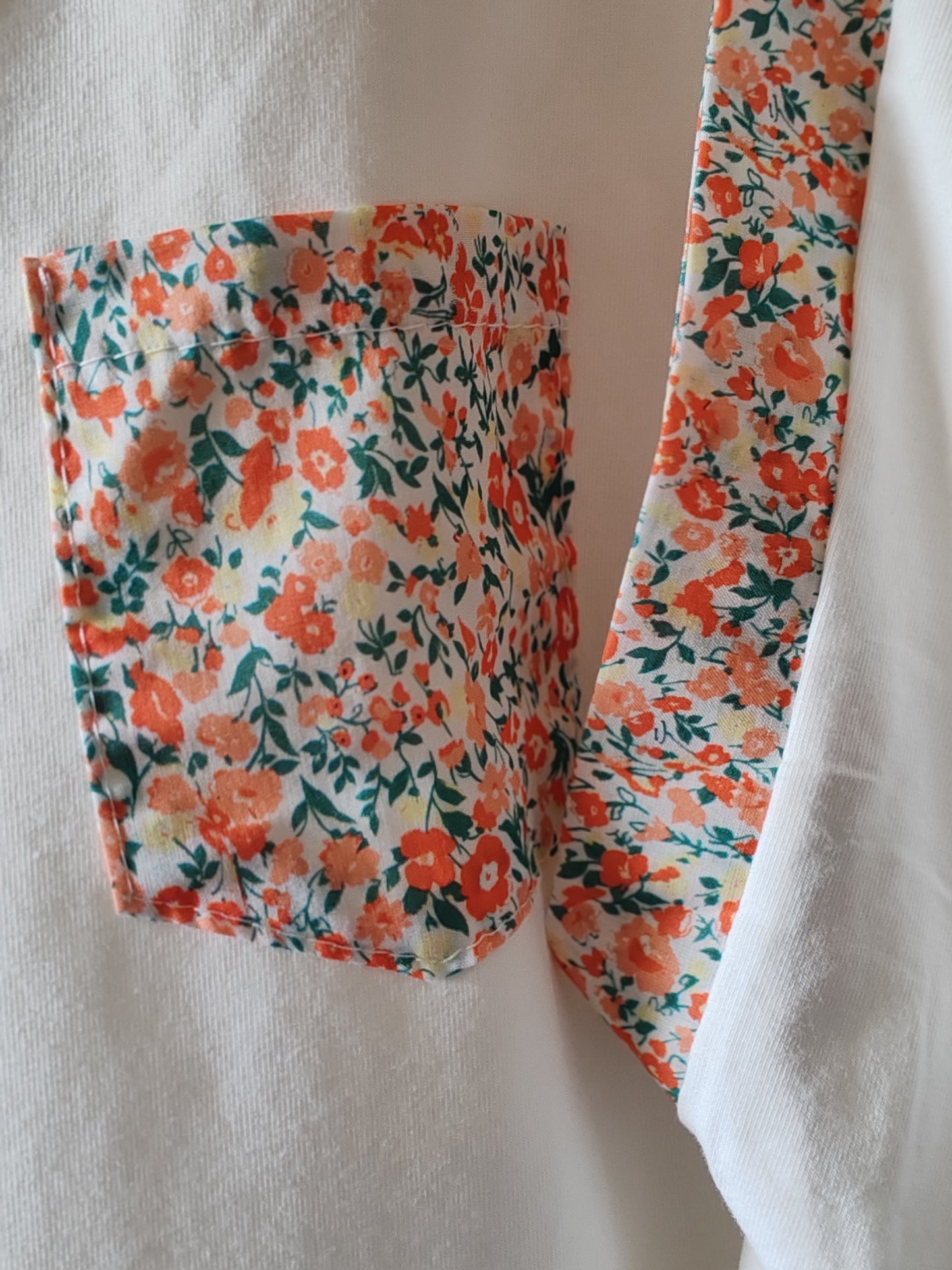 Tee shirt oversize Thalia corail