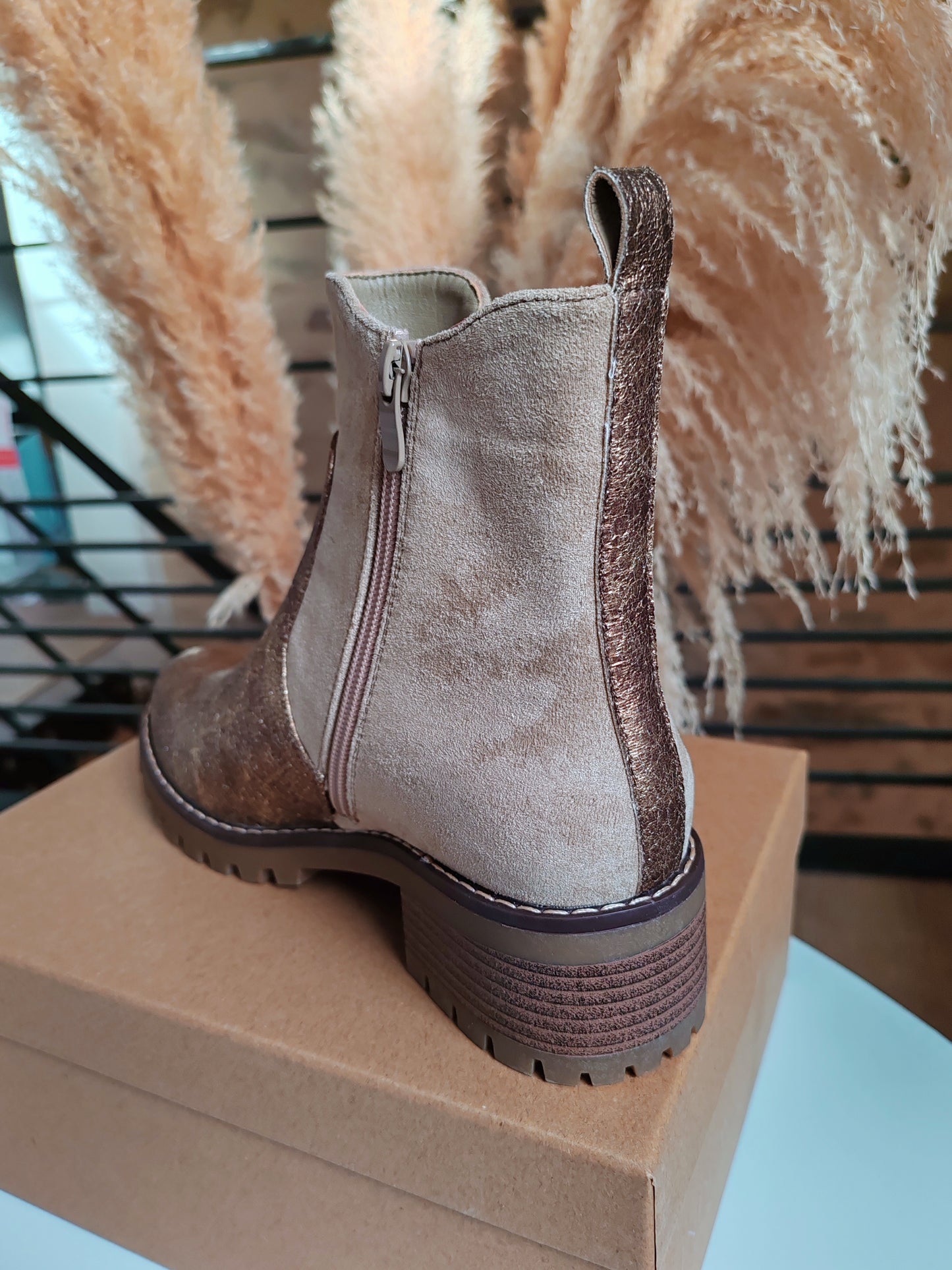 Bottines Myriam doré