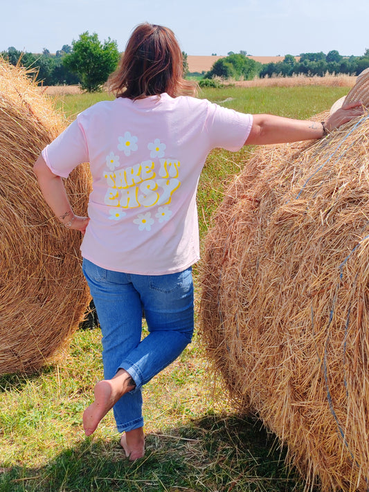 T-shirt Easy rose