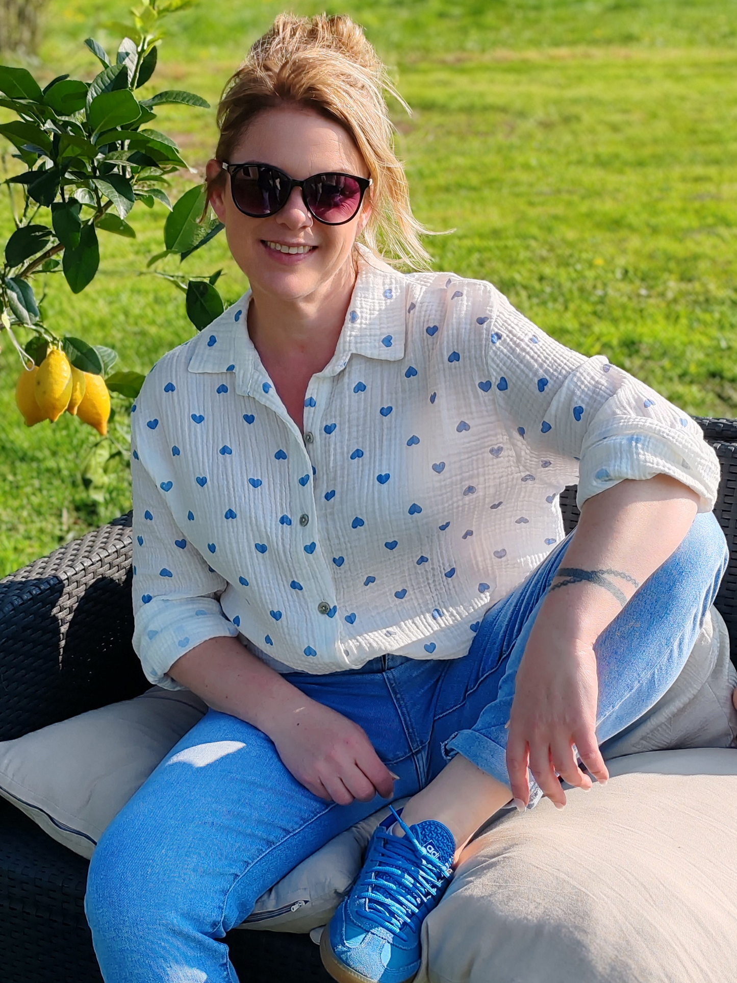 Chemise SACHA bleu ciel