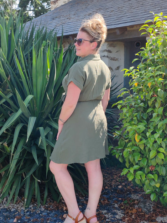 Robe LEEWANE kaki
