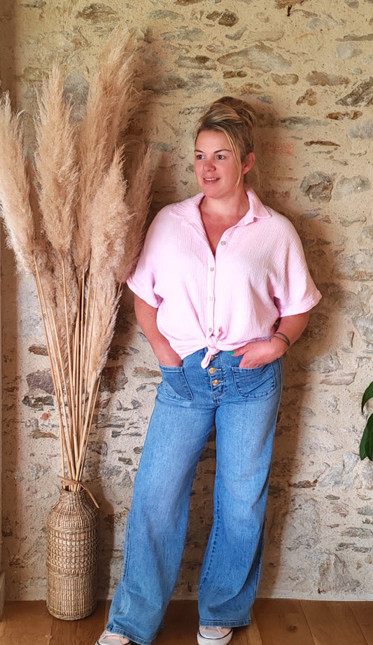 Chemise KATE rose baby