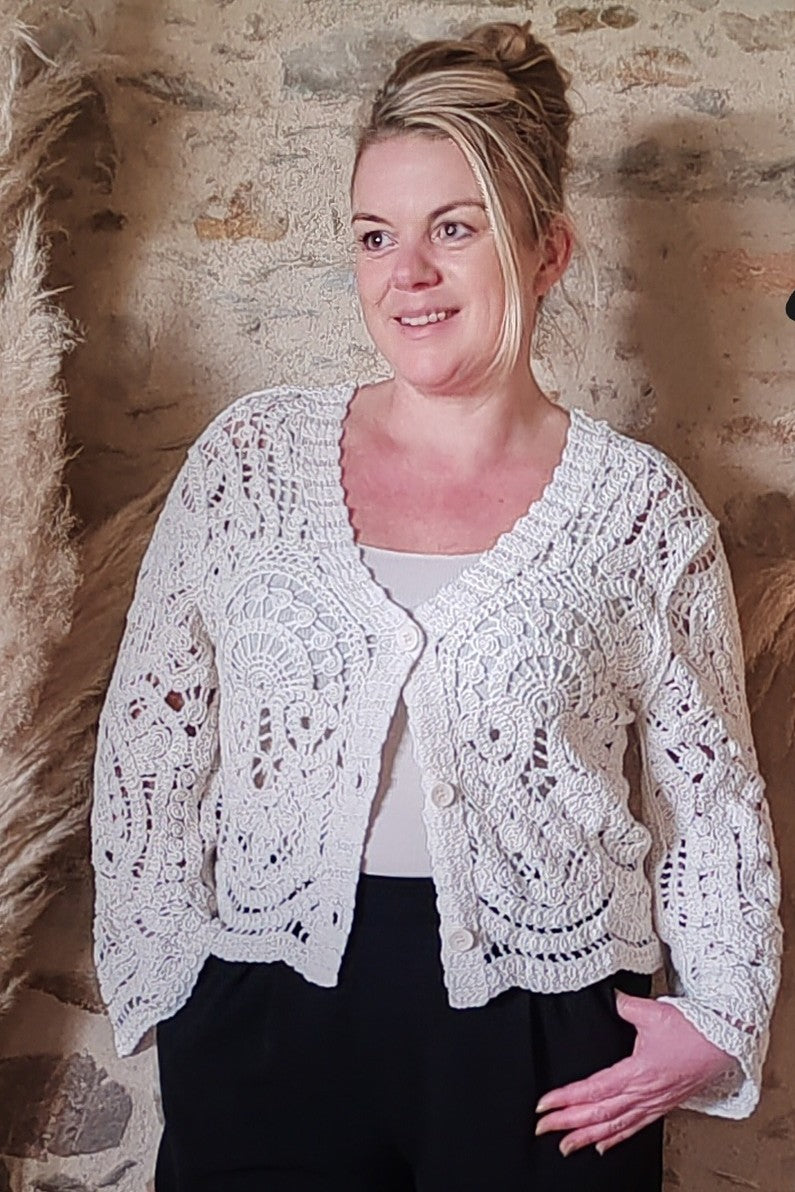 Gilet en crochet Dorian