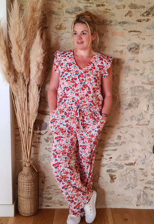 Pantalon fluide fleuri Ruben