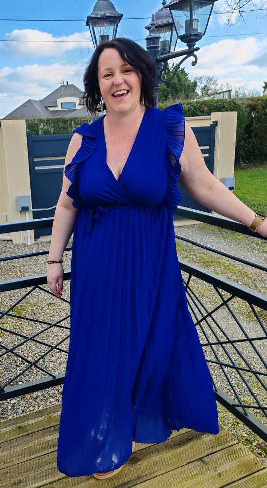 Robe Émilie bleu roi