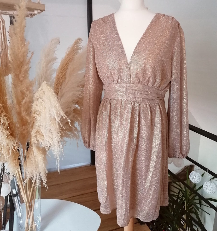 Robe courte pailletée Katell