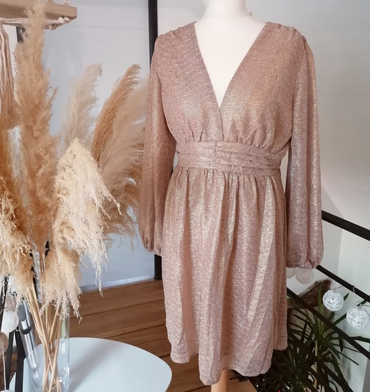 Robe courte pailletée Katell