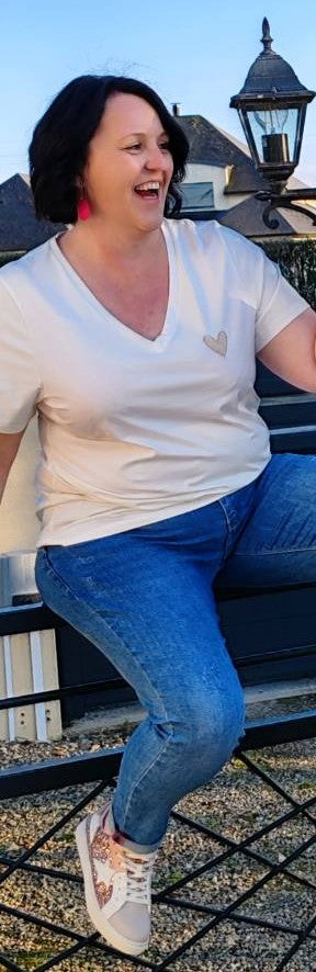 T-Shirt Carole écru