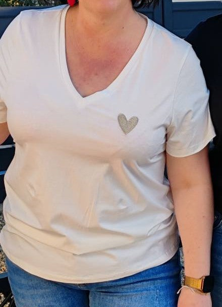 T-Shirt Carole écru