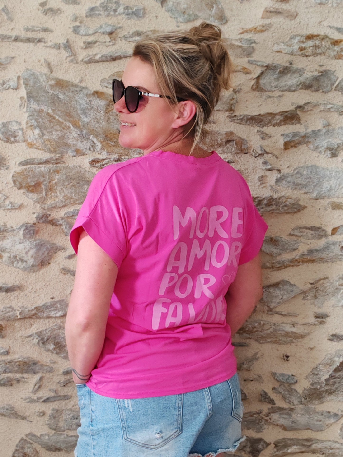 Tee shirt PIA fushia
