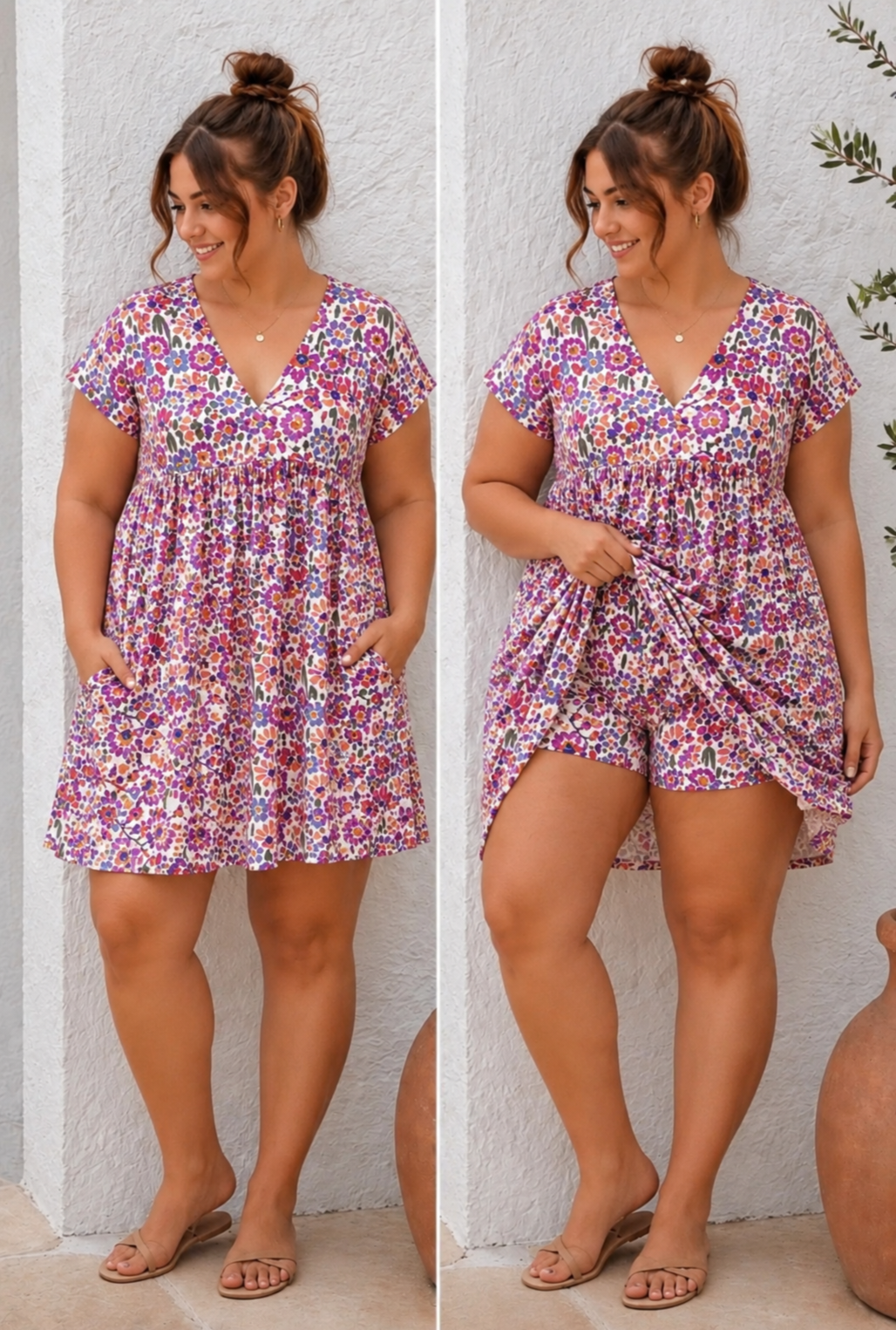 Robe short CHRISTELLE