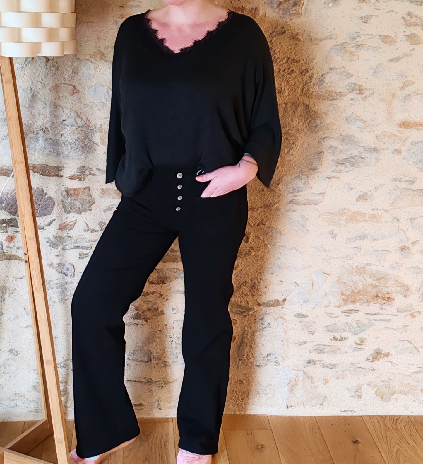 Jean large DYLAN noir