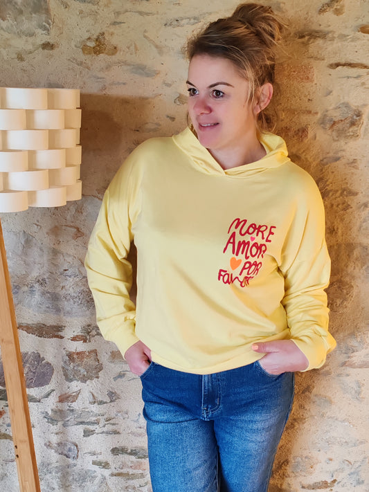 Sweat QUENTIN jaune