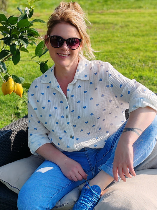 Chemise SACHA bleu ciel