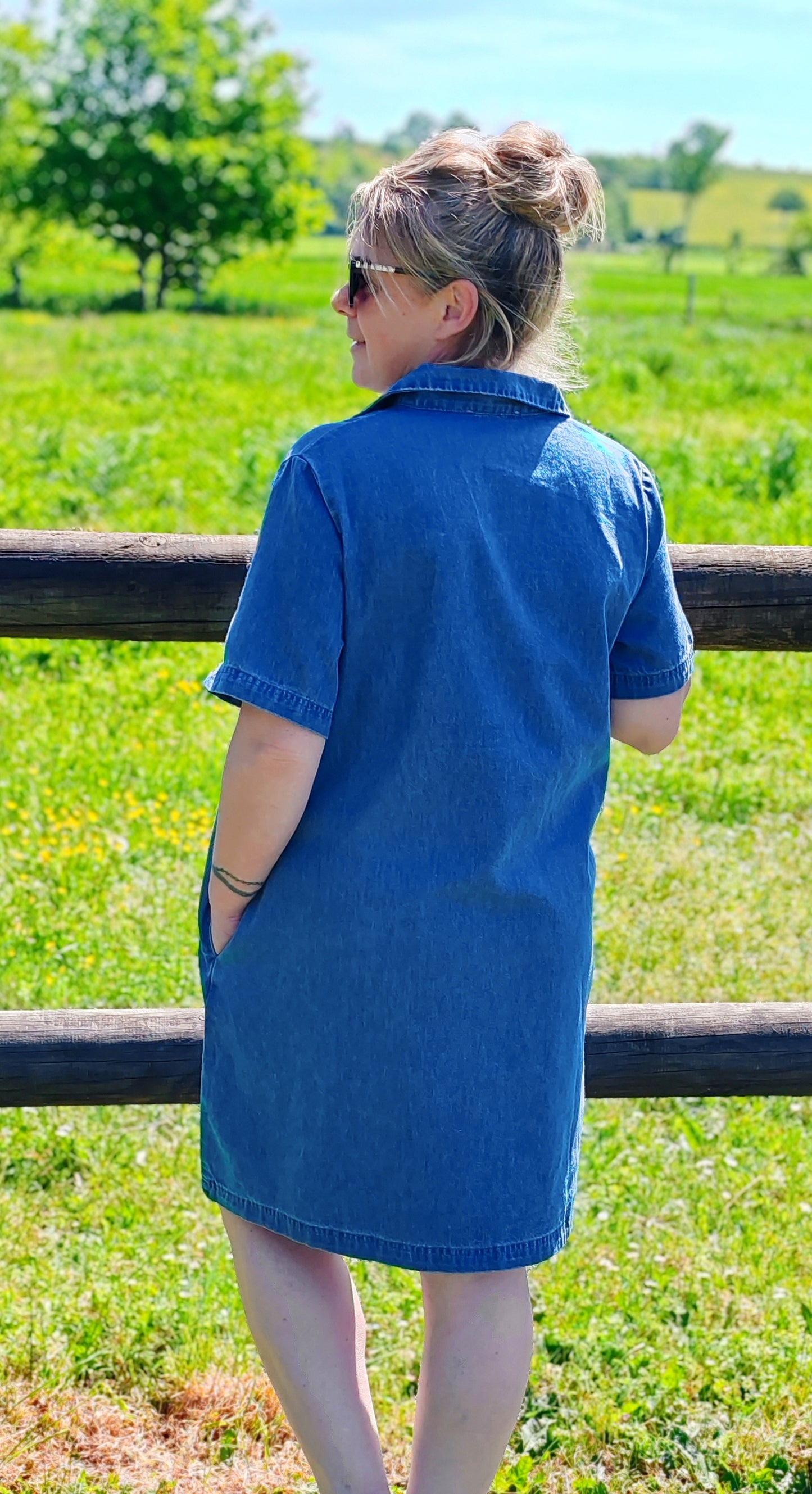 Robe en jean Guilia