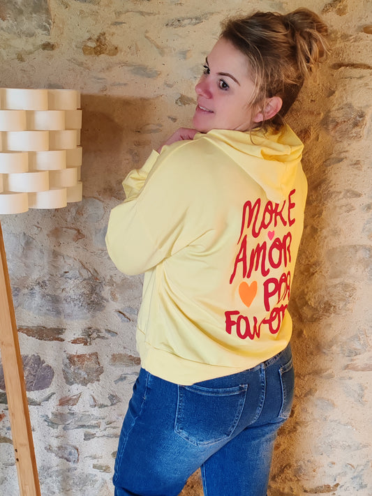 Sweat QUENTIN jaune