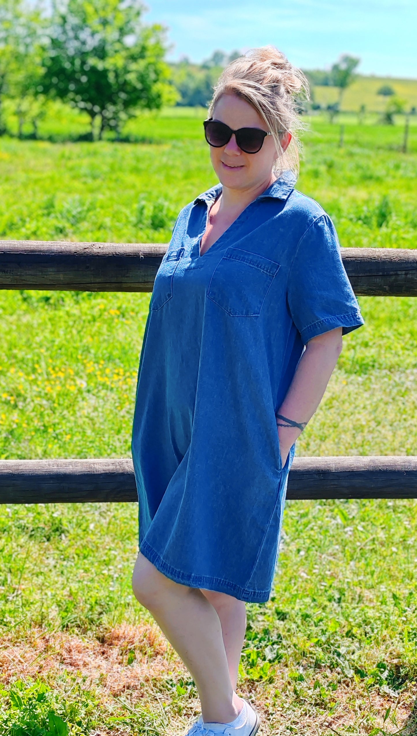 Robe en jean Guilia