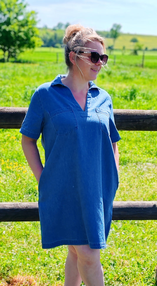 Robe en jean Guilia