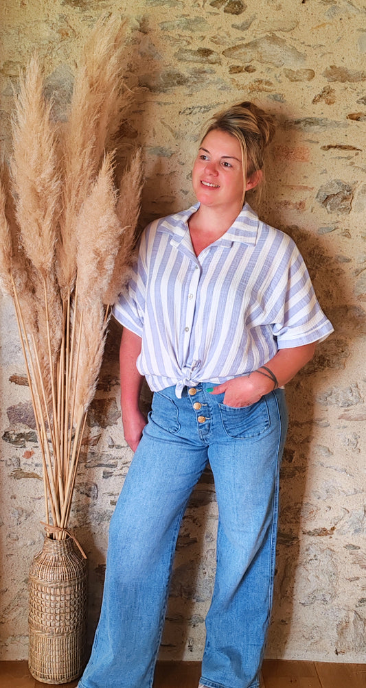 Chemise AMEL bleu