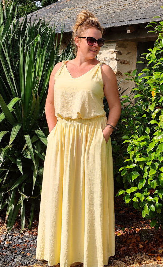 Jupe longue NOUR jaune