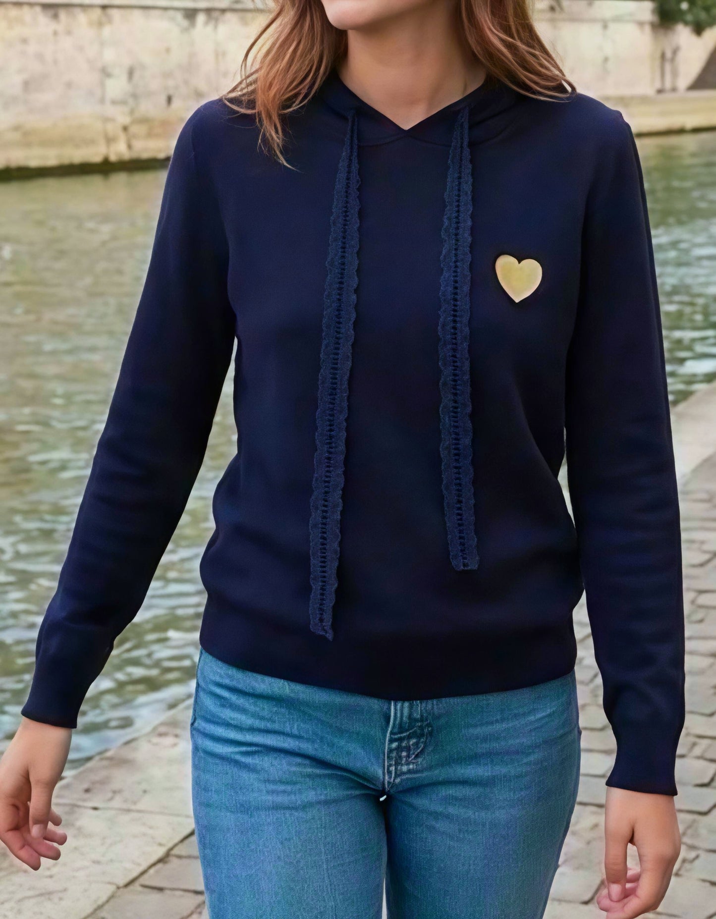 Sweat ESMÉE bleu marine