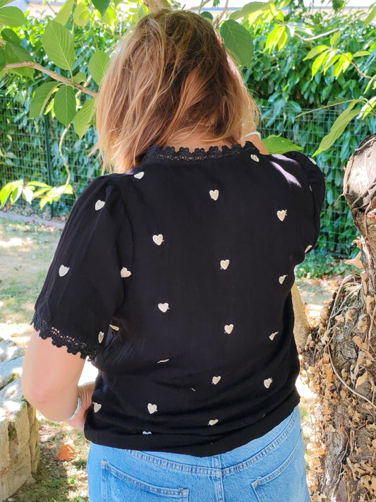 Blouse Maeva noir