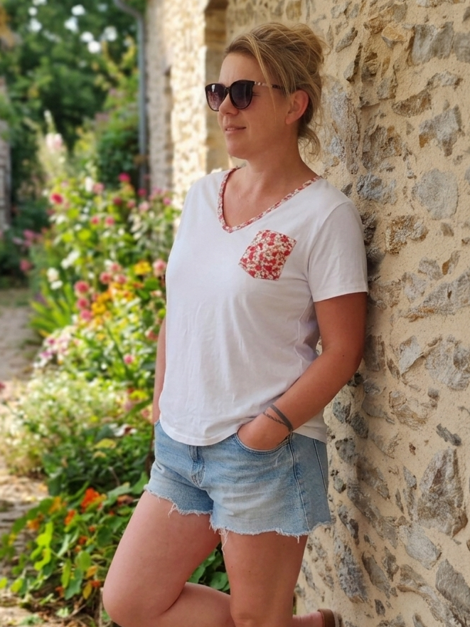 Tee shirt droit ALIA ROUGE
