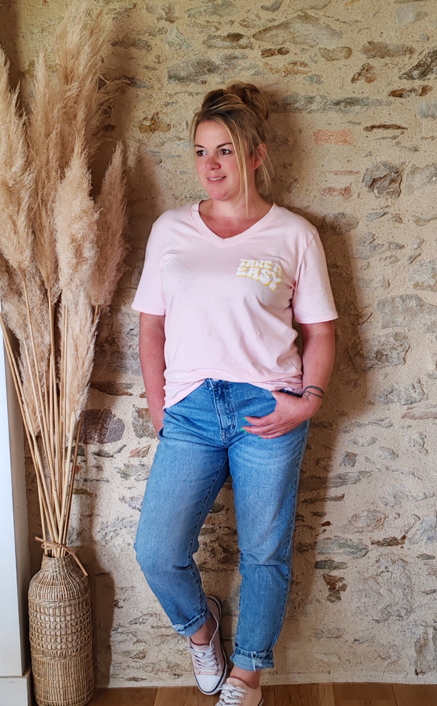 T-shirt Easy rose