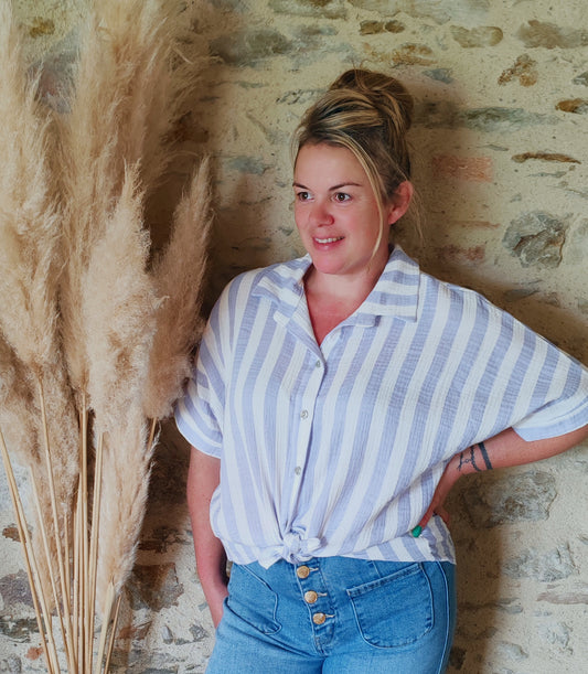 Chemise AMEL bleu