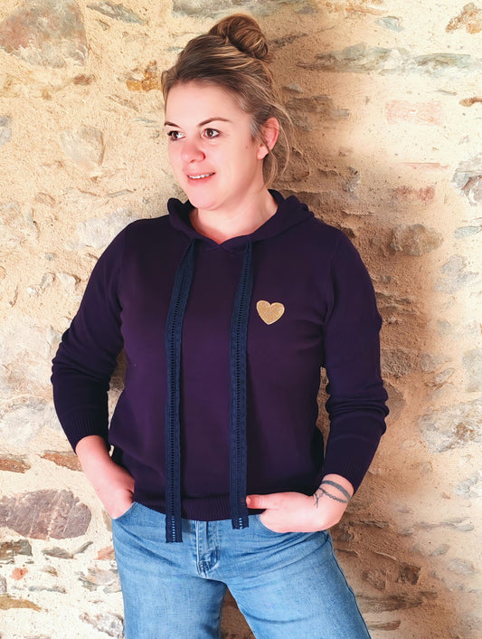Sweat ESMÉE bleu marine