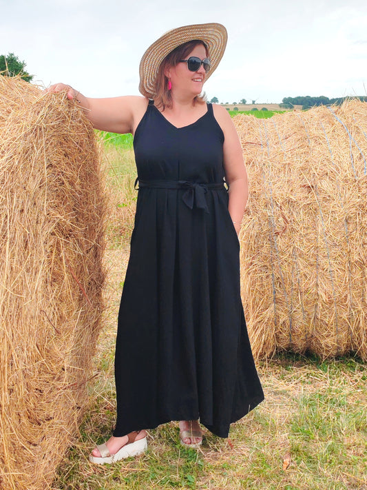 Robe longue VANESSA noir