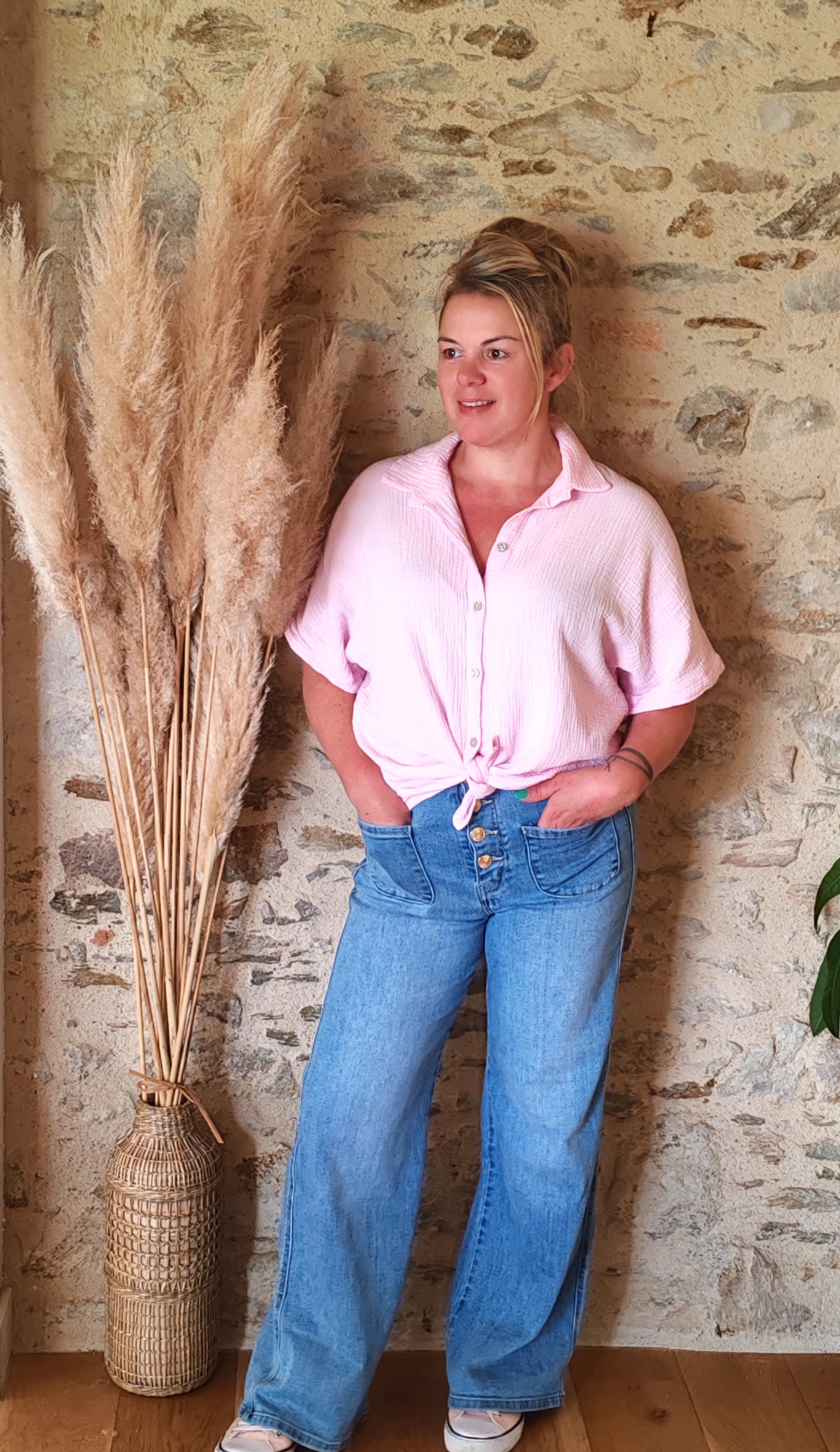Chemise KATE rose baby